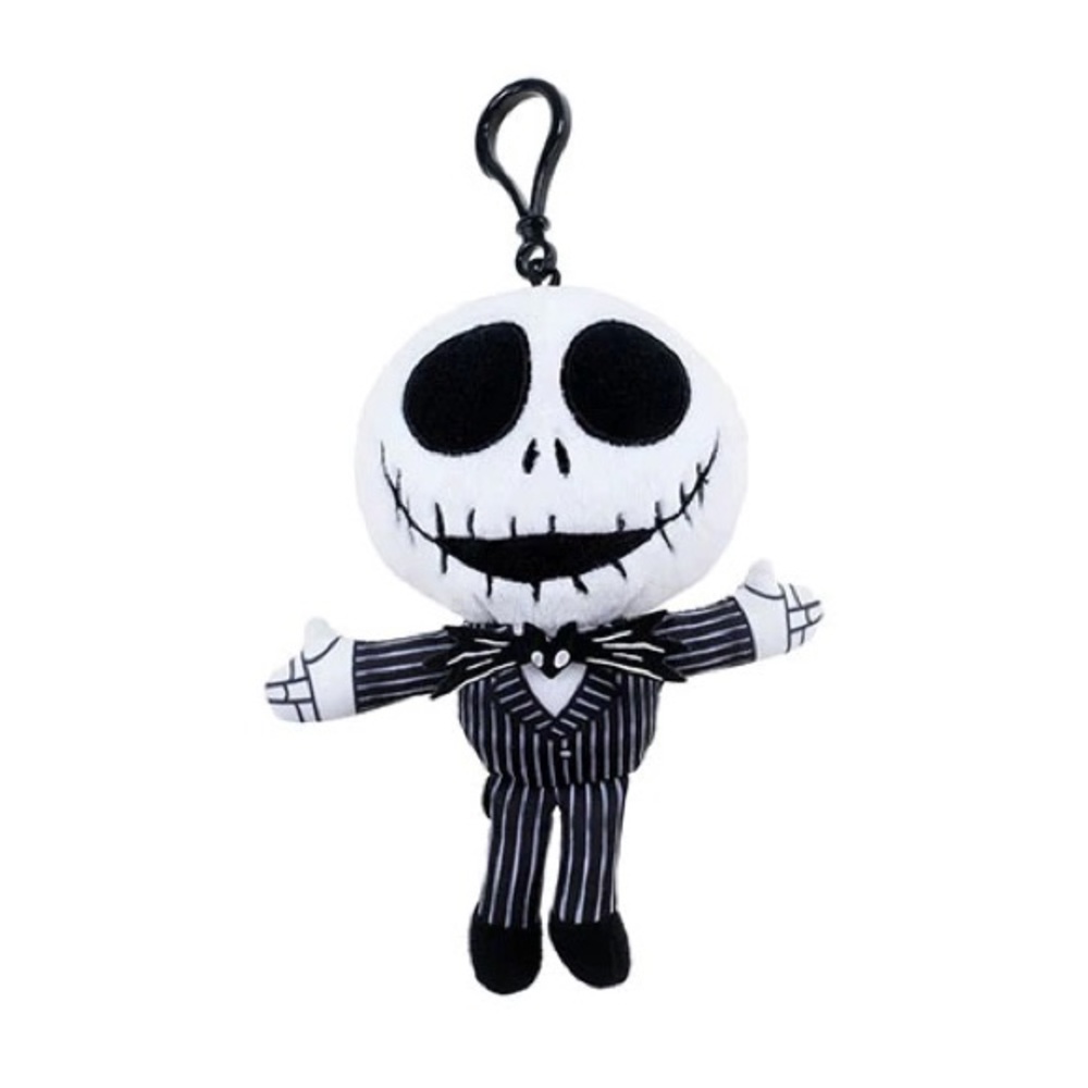 Nightmare before Christmas Jack Plush Keychain Clip. NWT